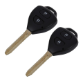 Pikkukuva 1 / 4: 2x 2 Button Shell Key Plip Remote Key Corolla Tarago Prado