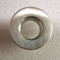 Miniatyrbild 1 av 4: Badrum Handfat Runt Hål Overflow Cover Basin Keramiska Krukor brushed nickel