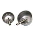 Miniatyrbillede 3 af 5: Svine drikkevandsskål drikkevandstank smågrise automatiske drikkefontæner svinefoderudstyr-21cm Silver
