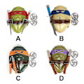 Pikkukuva 3 / 5: Ninja Turtle Super Hero Cosplay -asun syntymäpäiväjuhlien suosikit lapsille Blue