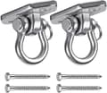 2-pack 304 rostfria takkrokar för väggmontering, krok för sandsäck, gymrep, hängmatta, gunga