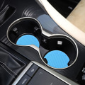Miniatyrbild 3 av 5: Ljus färg Mode Böjbar Anti-halk Universal Bil Cup Pad Tjock Bil Cup Glasunderlägg Värmebeständig för dagligen - Dryckeshållare Dark Blue