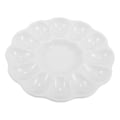 Pikkukuva 1 / 4: Munatarjoilulautanen Alkupalalautanen Keraaminen Munalautanen Kotiin Ravintolaan White 20.70X20.70X2.80CM
