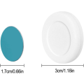 Miniatyrbild 5 av 5: Magnetisk fjärrkontrollhållare, väggmonterad förvaringshylla för fjärrkontroll 2Pcs White