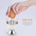 Miniatyrbilde 4 av 5: Eggekopp, eggebrett Rustfritt stål Mykkokte eggekopper Holder Stativ Tåler oppvaskmaskin (4 pakker)