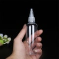 Miniatyrbilde 4 av 5: 5/10/20/30/50/60/80/100/120/150/200/250 ml plastikkpresse dråpeflasker Klar skarp munn 250ml