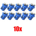 Miniatyrbillede 1 af 5: 10 Stk T5 B8.5d 5050 1 Led 12v Auto Instrument Lys Bil Center Konsol Shifter Lampe A/c Paneler Lampe Auto Interiør Tilbehør|dekorativ Lampe| Blue
