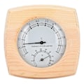 Miniatyrbillede 1 af 5: Trætermo-hygrometer Termometer Hygrometer Dampbad Sauna Rum Fahrenheit Tilbehør(1stk, Træfarve) szkydv