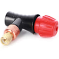 Miniatyrbilde 5 av 5: Sykkeldekkpumpe Co2-inflatorhode kompatibel for sykkeldekkpumpe