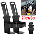 Pikkukuva 1 / 4: 2kpl auton takaistuimen kupinpidike Monitoiminen riippuva juomasäiliötelineet Auto Truck Interior vesipullon organizer| |