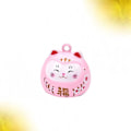 Pikkukuva 4 / 5: 2kpl Lucky Cat Little Lucky Cat kauluskellot Japanilainen kellariipus Lucky Cat kahdella kellolla Bell Lucky Cat