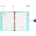 Miniatyrbillede 5 af 5: Digital Password Journal Kombinationslås Dagbog Låsning A6 Læder