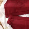 Pikkukuva 4 / 5: Naisten korkeavyötäröinen set Burgundy L-US12