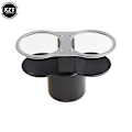 Pikkukuva 1 / 5: Universal Double Hole Automukinpidike juomatuki Automotive Mount Holder Teline Autoteline Juomapidike| |