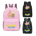 Miniatyrbild 4 av 4: Spongebob Ny ryggsäck Kawaii Tecknad Mode Skolväska Anime Väska Oxford Tyg Barn Ryggsäckar Trendiga Studentväskor Presenter A