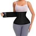 Miniatyrbillede 1 af 5: Taljetræner til kvinder, mavetræner til mave med løkke, snatch-bandage, wrap plus size mavebælte-YGWL