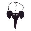 Miniatyrbillede 1 af 4: 4 stk Herre Trusser Nyhed Elefant Trusser G-strenge Trusser Stringre Undertøj Trusser Lingeri Multi-farve Valgfri Black