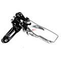 Miniatyrbillede 4 af 4: Shimano Fd-ty300 Cykel Forreste Derailleur 6/7/8 Hastighed Forreste Derailleur 18/21 Hastighed Derailleur