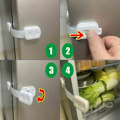 Pikkukuva 5 / 5: Lapsilukko, kaapin lukot lapsille, 8 kpl lapsiturvallisia laatikoita, kaapin lukot ja salvat, lapsiturvallisuus, lastensuoja oviin ja laatikoihin