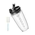 Miniatyrbilde 1 av 5: Blender 24oz Blenderkopp med tetningslokk og rengjøringsbørste kompatibel for Ninja Blender Auto Iq