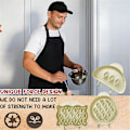 Pikkukuva 5 / 5: Klassinen Mini molds Diy mould keittiötyökalu Round Half Round Rectangle 3Pcs