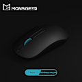 Miniatyrbild 2 av 5: Monsgeek D1 trådlös mus Bluetooth 2.4g tvåläges 1000dpi tyst mus set Office Bärbar mus för Windows Mac Present Keyboard Mouse Set