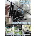 Miniatyrbillede 5 af 5: Biltelefonholder 360 graders rotation, instrumentbræt celle bil til gps og 4-7 tommer smartphones (sort)