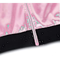 Miniatyrbillede 4 af 4: 1950'ernes damer dame piger pink satin jakke halloween cosplay kostume fancy dress frakke med halstørklæde jnnjv XXL