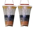 2-pack Flugfällor Utomhus Flugpåsar Flugfångare Utomhus Engångs Hängande Flugdödare Flugfälla för Utomhus Inomhus Uteplats
