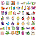 Pikkukuva 2 / 5: 52 kpl Numberblocks Graffiti-tarrat Vedenpitävät sarjakuvatarrat XC