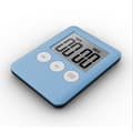 Digital timer med magnet - Kökstimer Himmelsblå