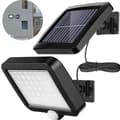 Solcellslampor för utomhusbruk, 56 LED solcellslampa utomhus med rörelsesensor