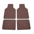 Miniatyrbilde 1 av 5: 4stk Universal Bilgulvmatter Teppematte Vanntett Anti-skitne Gulvmatter For Great Wall M1 M2 M4 Hover H3 X200 Hover H6 - Gulvmatter coffee