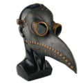 Miniatyrbillede 1 af 5: Maske Halloween kostume fugl lang næse næb Pu læder Steampunk
