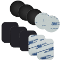 Pikkukuva 2 / 5: 5kpl Universal Metal Disk Levy Magneettiselle Puhelintelineelle Musta Rautalevy Levytarra Autopuhelimen magneettiteline Autotarvikkeet| | 5pcs 35mm round