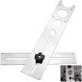 Miniatyrbilde 1 av 5: Keramiske fliser Hull Locator Rustfritt stål Retning Jig Nøyaktig borehull Gulvboring Guide Finder Måler