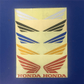 Pikkukuva 4 / 5: Heijastava moottoripyörätarra Honda Decal Moto Wing -skootteritarrat Tankin tunnus Moottoripyörän osat Auton muotoilu| | Silver