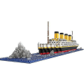 Miniatyrbilde 3 av 5: 1860 stk Titanic Shape modell byggeklosser modell byggesett