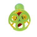 Miniatyrbillede 4 af 9: Elektrisk boblestave Machine Bubble Maker Automatisk blæser udendørs legetøj til børn Green