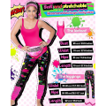 Pikkukuva 2 / 5: 7 kpl 80-luvun harjoitusasu 80-luvun asusteet 80-luvun set Splash Print X-Large
