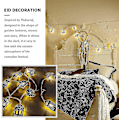 Miniatyrbilde 3 av 5: Ramadan Decorations Ramadan String Lights, Eid Mubarak Decorations Ramadan Eid String Light Ramadan