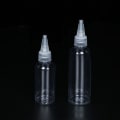 Pikkukuva 5 / 5: 5/10/20/30/50/60/80/100/120/150/200/250 ml muoviset puristettavat tippapullot kirkkaat teräväsuuiset 20ml