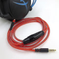 Miniatyrbilde 4 av 4: Erstatningslydkabel for Kingston Hyperx Cloud Ii / Hyperx Cloud Alpha Red