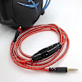 Miniatyrbillede 4 af 4: Erstatningslydkabel til Kingston Hyperx Cloud Ii / Hyperx Cloud Alpha Red