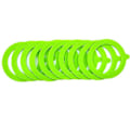 Miniatyrbillede 1 af 5: 5 stk. silikonepakninger lufttætte forseglinger ringe lækagesikre konservesforseglinger til glasbeholder Green 5PCS