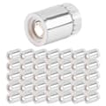 36 stk. Miniatyrlys til Dukkehus, Mini LED-lys til Håndværk, Mini Spotlights Batteridrevne Silver