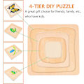Miniatyrbild 5 av 5: För barns sensoriska träningsutrustning Kit Enlightenment Teaching Tool Early Education Pusselleksak för barn Vuxna (färg Slumpmässig)