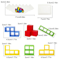 Miniatyrbillede 4 af 5: 48 stk Tetra Tower Balance Stacking Blocks Spil, Brætspil For 2 Spillere + Familiespil, Fester Byggeklodser Legetøj ,100% Nyt