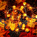 Miniatyrbild 2 av 5: Fall Acorn Light String Thanksgiving 3d Acorn Light String 3m 30 Led vattentäta lampor Batteridrivna, Thanksgiving Höst jul