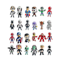 Miniatyrbillede 3 af 5: 24 dages julekalender nedtælling Avengers legetøj blind boks superhelt minifigurer børn julegave